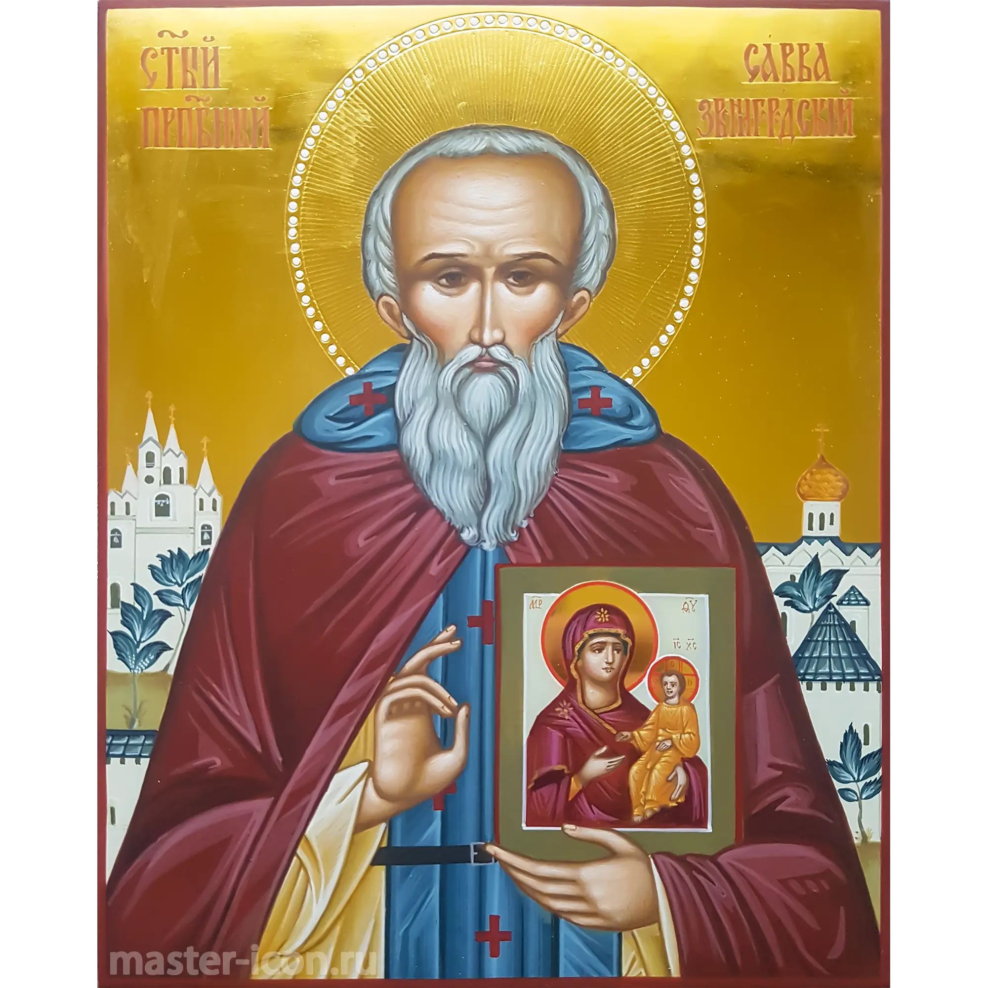 Икона Савва Звенигородский Икона Савва Звенигородский