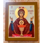 Рукописная икона Неупиваемая Чаша