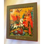 Готовая икона Георгия Победоносца